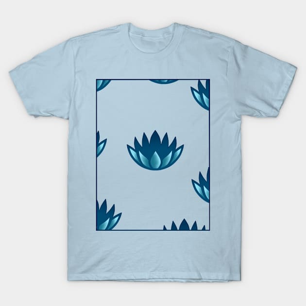 Blue Flower T-Shirt by shawnison